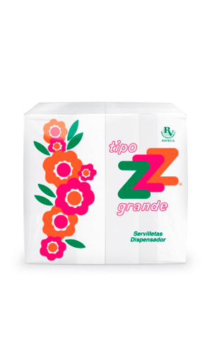 SERVILLETAS TIPO Z GRANDE 16 PAQUETES
